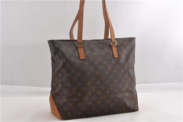 Authentic LOUIS VUITTON CABAS MEZZO Monogram Canvas: Brand: LOUIS VUITTON Material: Monogram Canvas Style: Tote Bag Color: Brown Size(inch): W15xH13xD6.3"/Strap Drop 10.2"(Approx) Country of Origin: France Accessory: There is no ItemBox and DustBag.We w