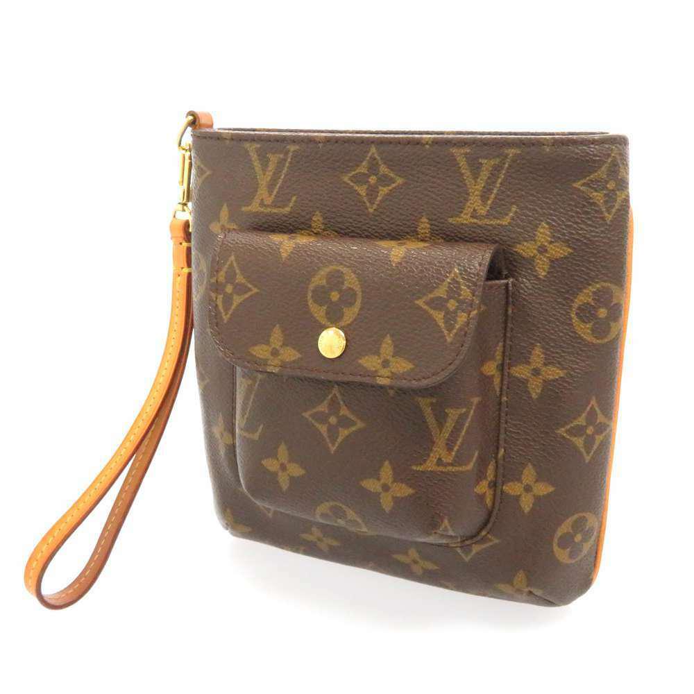 Authentic LOUIS VUITTON PARTITION Monogram Canvas: Brand: LOUIS VUITTON Material: Monogram Canvas Style: Handbag Color: Monogram Size: (inch)W6.49 X H7.08 (cm)W16.5 X H18 All Bidhaus items come with a 100% money-back authenticity guarantee. ALL SALES