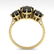 2 ctw Black Diamond Ring 14k Yellow Gold - 3