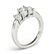 0.75 ctw VS/SI Diamond 3 Stone Ring 14k White Gold - 3