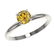 .76 ctw Certified Intense Yellow Diamond Engagment Ring - 2