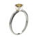 .76 ctw Certified Intense Yellow Diamond Engagment Ring - 3
