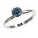 .77 ctw Certified Intense Blue Diamond Engagment Ring - 2