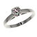 .77 ctw Certified Quality Diamond Engagment Ring 10k - 2