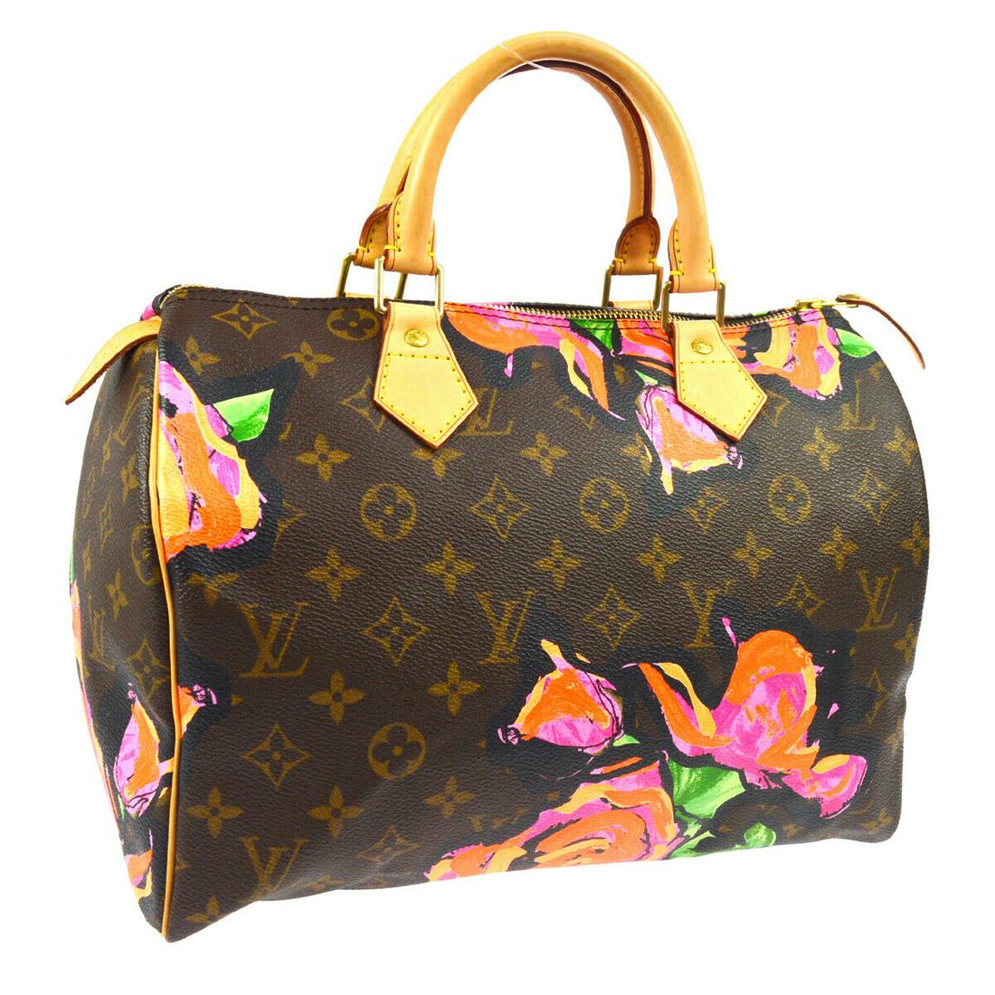 Authentic LOUIS VUITTON SPEEDY 30 Monogram Rose Canvas,: Brand: LOUIS VUITTONMaterial: Monogram Rose Canvas, LeatherStyle: Hand BagColor: Brown, PinkSize(inch): W12.6 x H8.3 x D7.1 " / Strap Drop: 3.5Size(inch): W 12.6 x H 8.3 x D 7.1 "Handle Drop. 3.5 "Cou