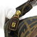 Authentic FENDI Canvas, Leather Shoulder Bag - 5