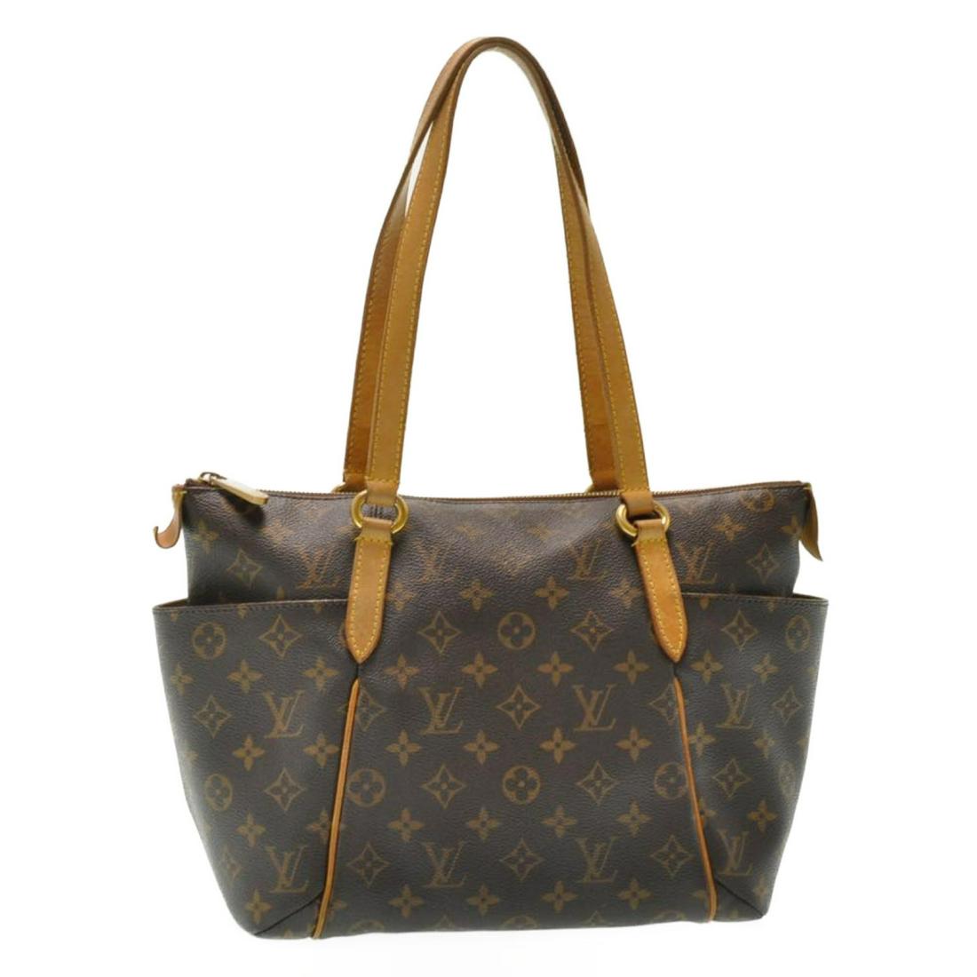 Authentic LOUIS VUITTON TOTALLY PM Monogram Canvas Tote: Brand: LOUIS VUITTON Material: Monogram Canvas Style: Tote Bag Color: Monogram Size(inch): W13.4xH9.4xD5.1â€³/Handle Drop 9.1â€³(Approx) Country of Origin: France Accessory: Dust Bag All Bidha