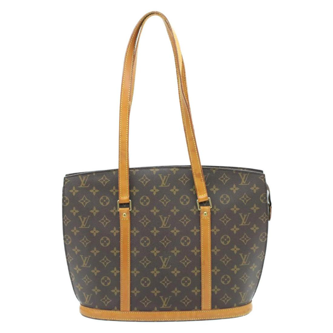 Authentic LOUIS VUITTON BABYLONE Monogram Canvas Tote: Brand: LOUIS VUITTONMaterial: Monogram CanvasStyle: Tote BagColor: MonogramSize(inch): W15.7 x H11.8 x D4.3â€³(Approx)Country of Origin: FranceAccessory: There is no item box and dust bag. We will