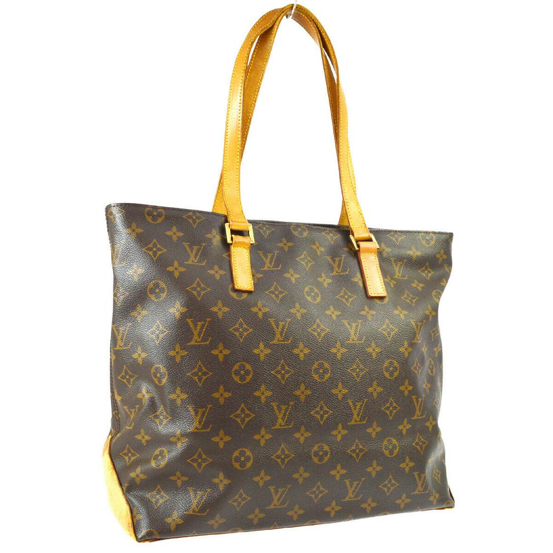Authentic LOUIS VUITTON CABAS MEZZO Monogram Canvas,: Brand: LOUIS VUITTONMaterial: Monogram Canvas, LeatherStyle: Totes & ShoppersColor: BrownSize(inch): W13.8 x H12.8 x D6.3 " / Strap Drop: 10.2Country of Origin: FranceCome with: -All Bidhaus items com
