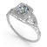 .50 ctw Certified VS/SI Cushion Diamond Ring Art Deco - 2