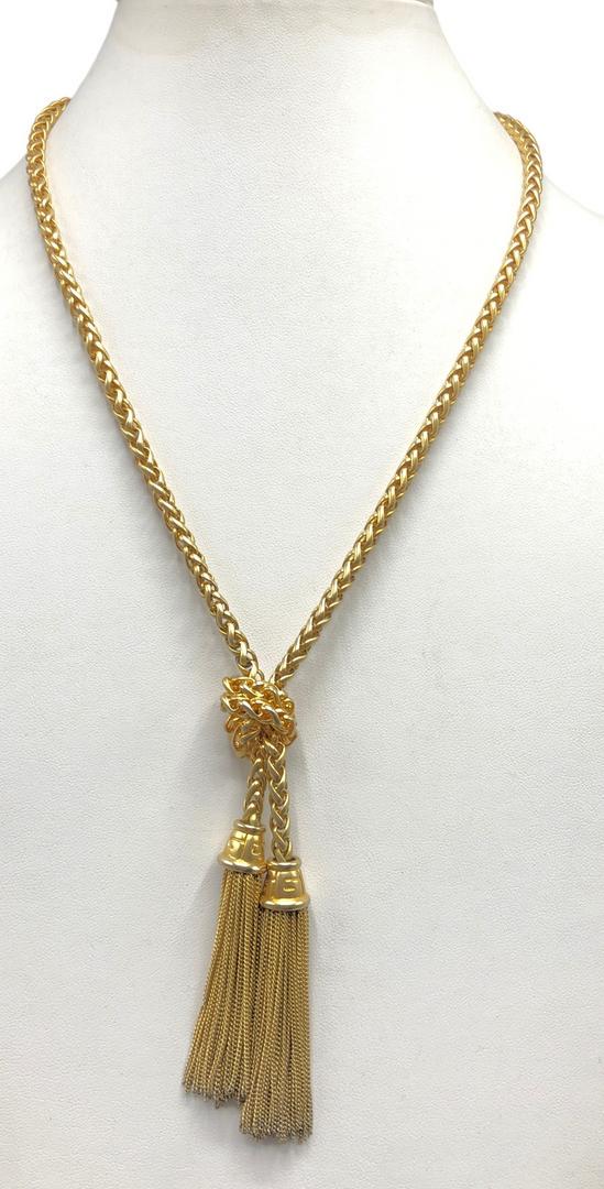 Authentic Givenchy Tassel Necklace.: Brand: Givenchy Category: Necklace Fastening: Hook, Jump Ring Extender Style: Tassel Materials: Size: Hallmark: Yes Other Remarks: All Bidhaus items come with a 100% money-back authenticity guarantee.