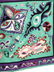 Authentic Emilio Pucci Cotton Turquoise Scarf. - 2