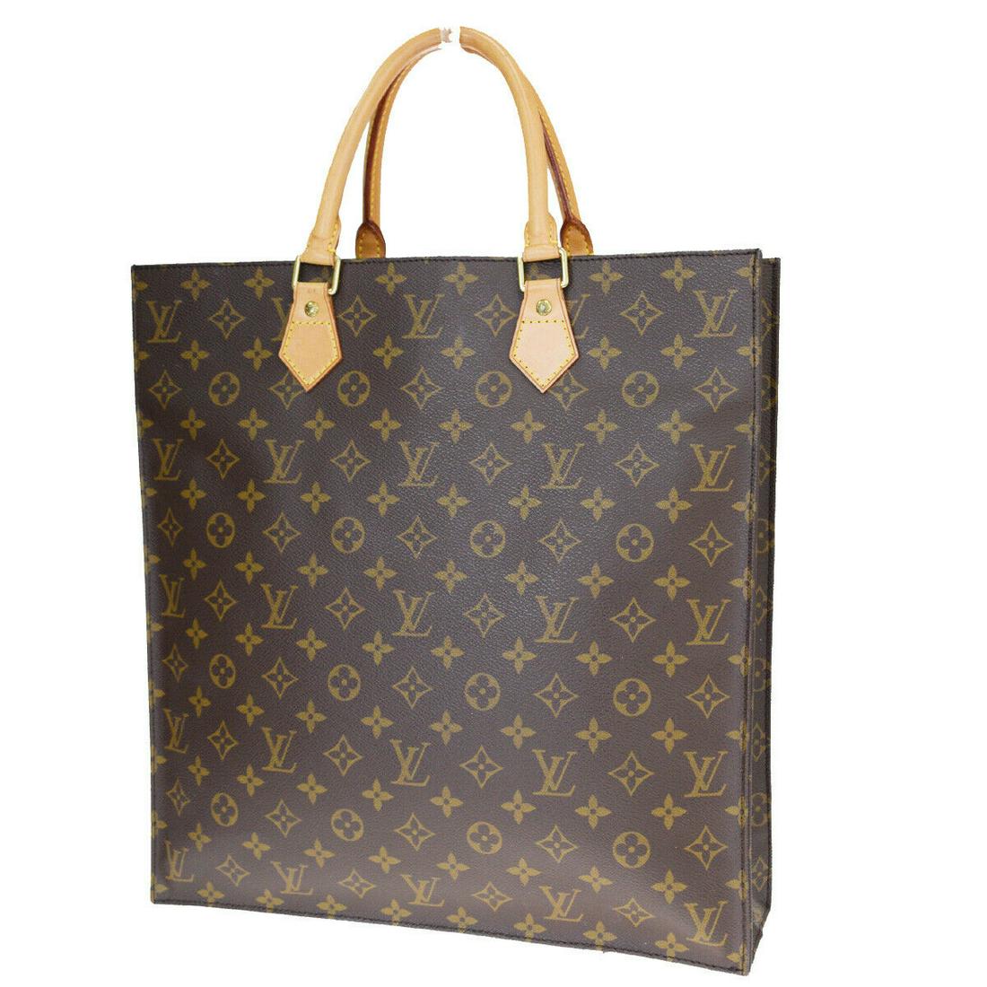 Authentic LOUIS VUITTON LEATHER Monogram Leather Hand: Brand: LOUIS VUITTON Material: Monogram Leather Style: Hand Bag Color: Brown Size(inch): W 13.8 x H 14.6 x D 3.5 "(approx.) Country of Origin: France Come with: - All Bidhaus items come with a 100% mo