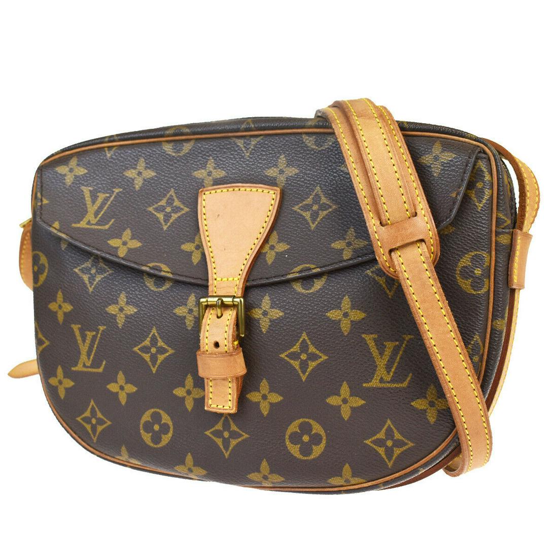 Authentic LOUIS VUITTON LEATHER Monogram Leather: Brand: LOUIS VUITTON Material: Monogram Leather Style: Shoulder bag Color: Brown Size(inch): W 9.8 x H 7.1 x D 2 "(approx.) Country of Origin: France Come with: - All Bidhaus items come with a 100% mo