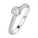 0.94 Carat Platinum Engagement Ring With Diamond Band