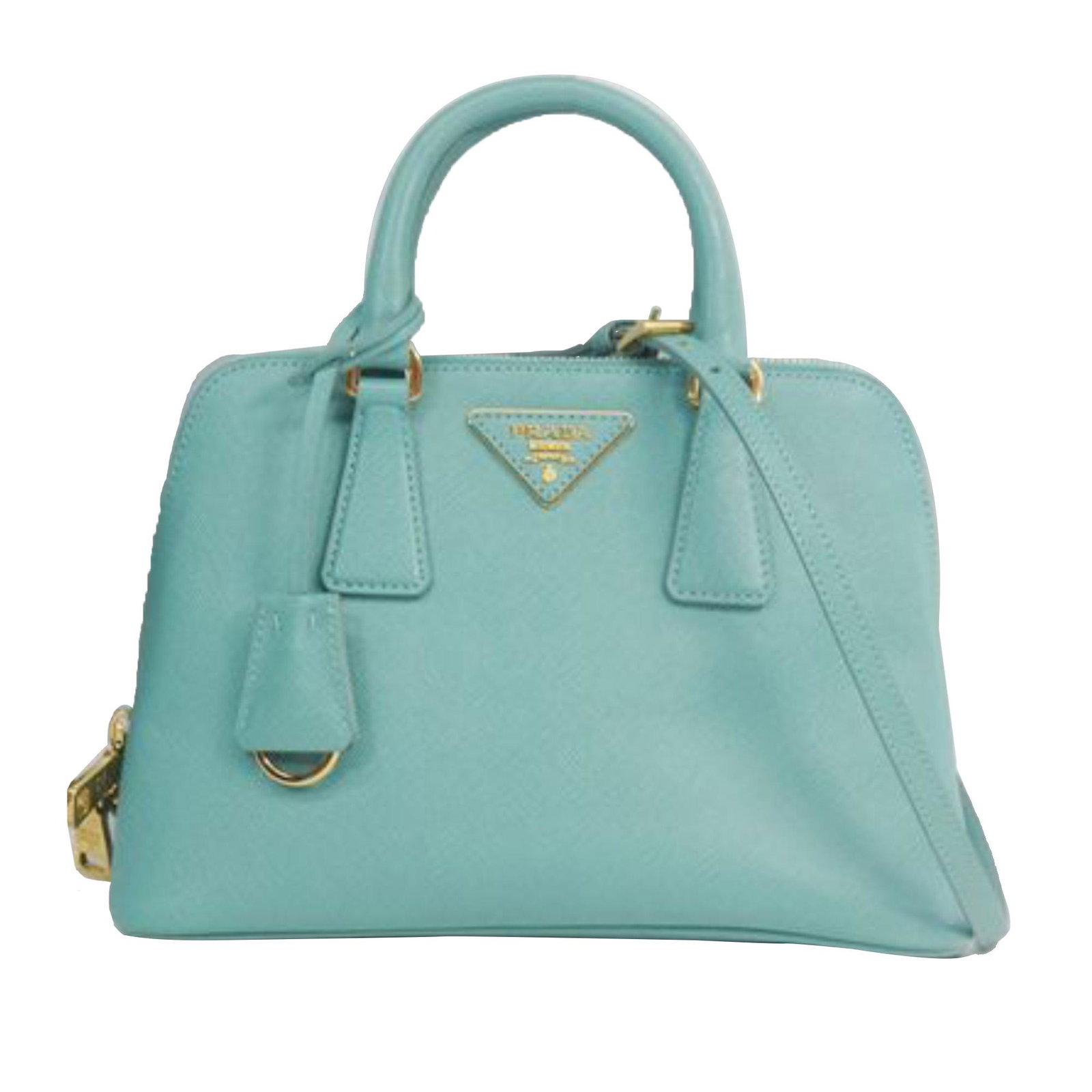 Authentic Prada Small Saffiano Promenade Satchel: The Lux Promenade satchel features a saffiano leather body, rolled leather handles, a flat shoulder strap, a top zip closure, and interior zip and slip pockets.Brand: Prada Model: Small Saffiano Prome
