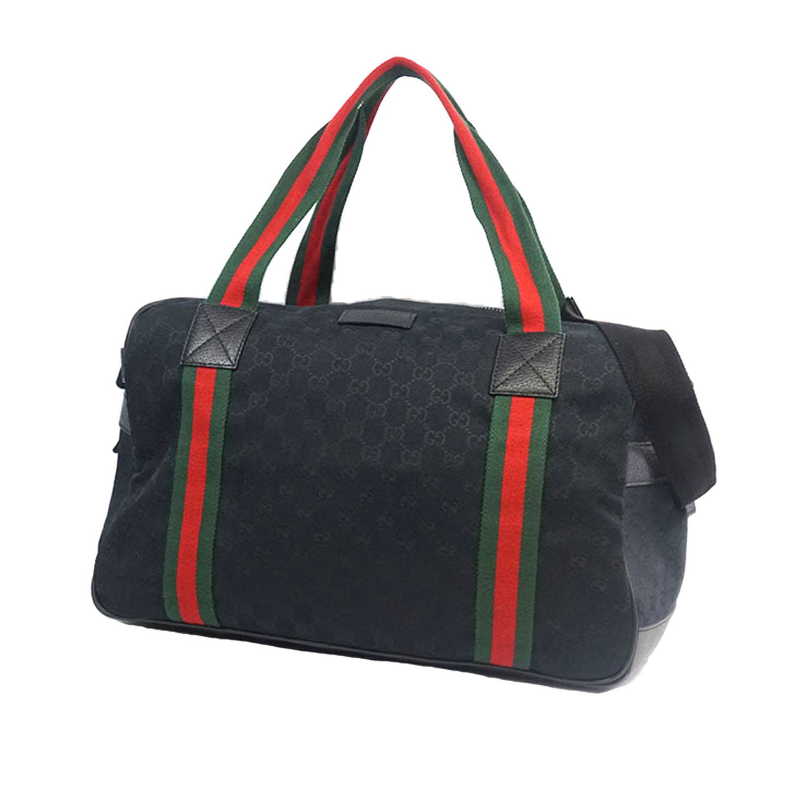 Authentic Gucci Gg Canvas Web Weekender: This weekender features a canvas body, flat handles, a detachable flat strap, a top zip closure, and an interior zip pocket.Brand: Gucci Model: GG Canvas Web Weekender Origin: Italy Style: GG Category
