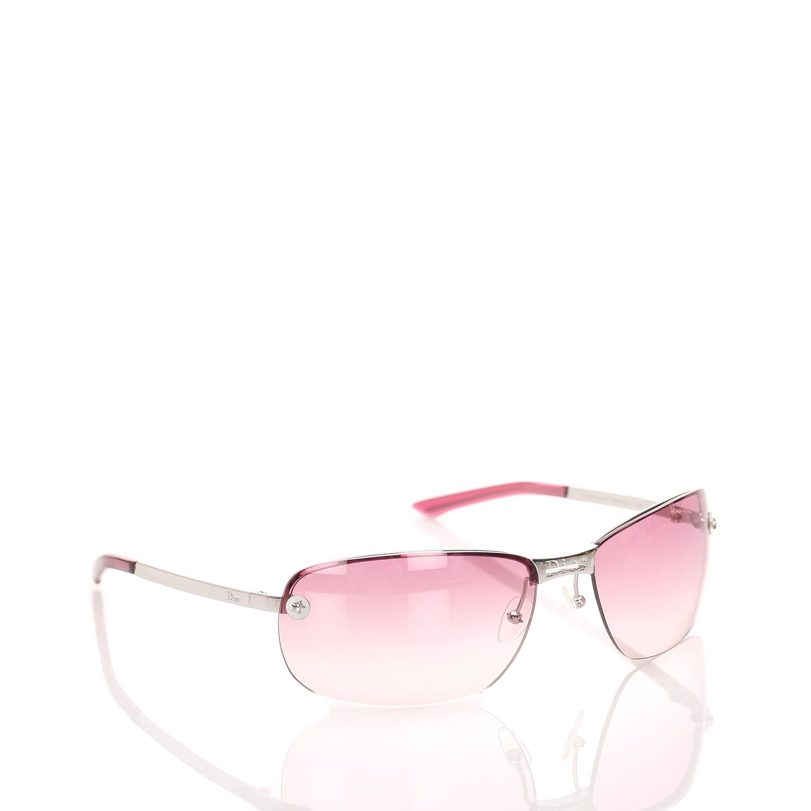 Authentic Dior Square Tinted Sunglasses: These sunglasses feature an acetate body and tinted lenses.Brand: Dior Model: Square Tinted Sunglasses Origin: Italy Category: Sunglasses Color: Pink Style: Others Material: Plastic x Others Condition