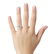 1.74 Carat Halo 18K Yellow Gold Engagement Ring - 5