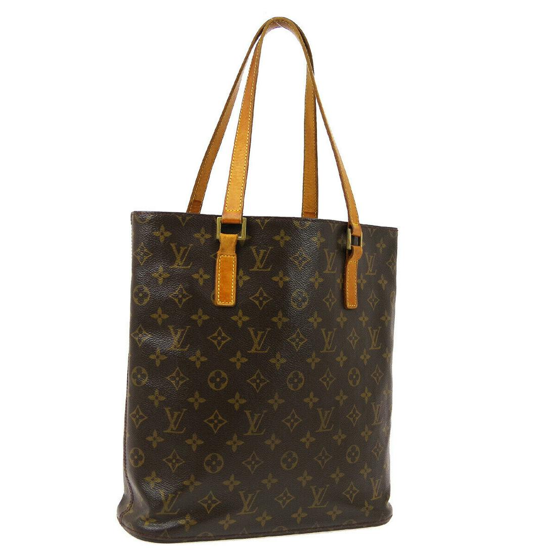 Authentic LOUIS VUITTON VAVIN GM Monogram Canvas,: Brand: LOUIS VUITTON Material: Monogram Canvas, Leather Style: Tote Color: Brown Size(inch): W11.8 x H12.6 x D4.3 " Size(inch): W 11.8 x H 12.6 x D 4.3 "Strap Drop. 7.9 " Country of Origin: France Com