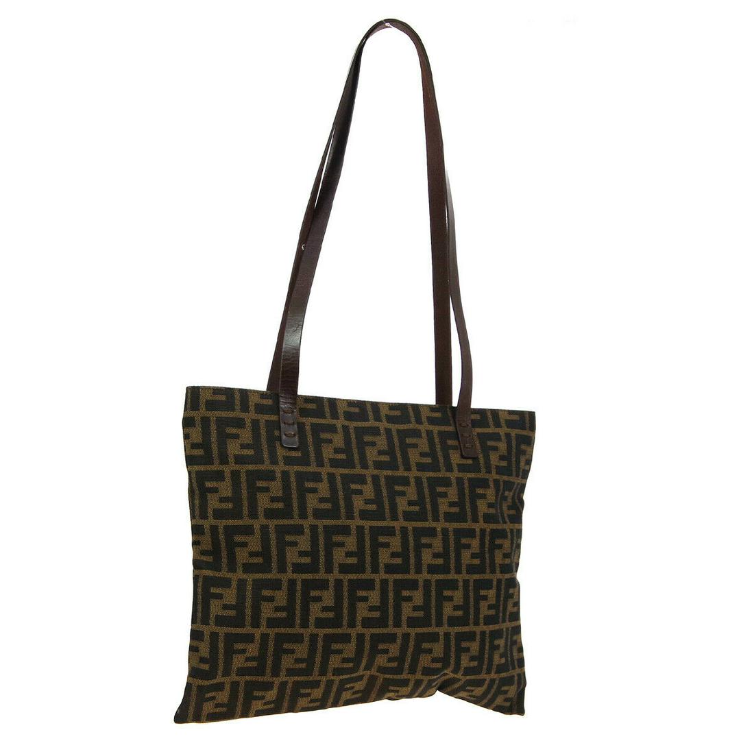 fendi canvas tote bag