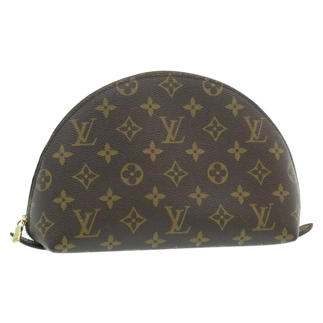 Authentic LOUIS VUITTON TROUSSE Monogram Canvas Pouch: Brand: LOUIS VUITTON Material: Monogram Canvas Style: Pouch Color: Monogram Size(inch): W8.6 x H5.9 x D2.3â€³(Approx) Country of Origin: France Accessory: There is no item box and dust bag. We wil