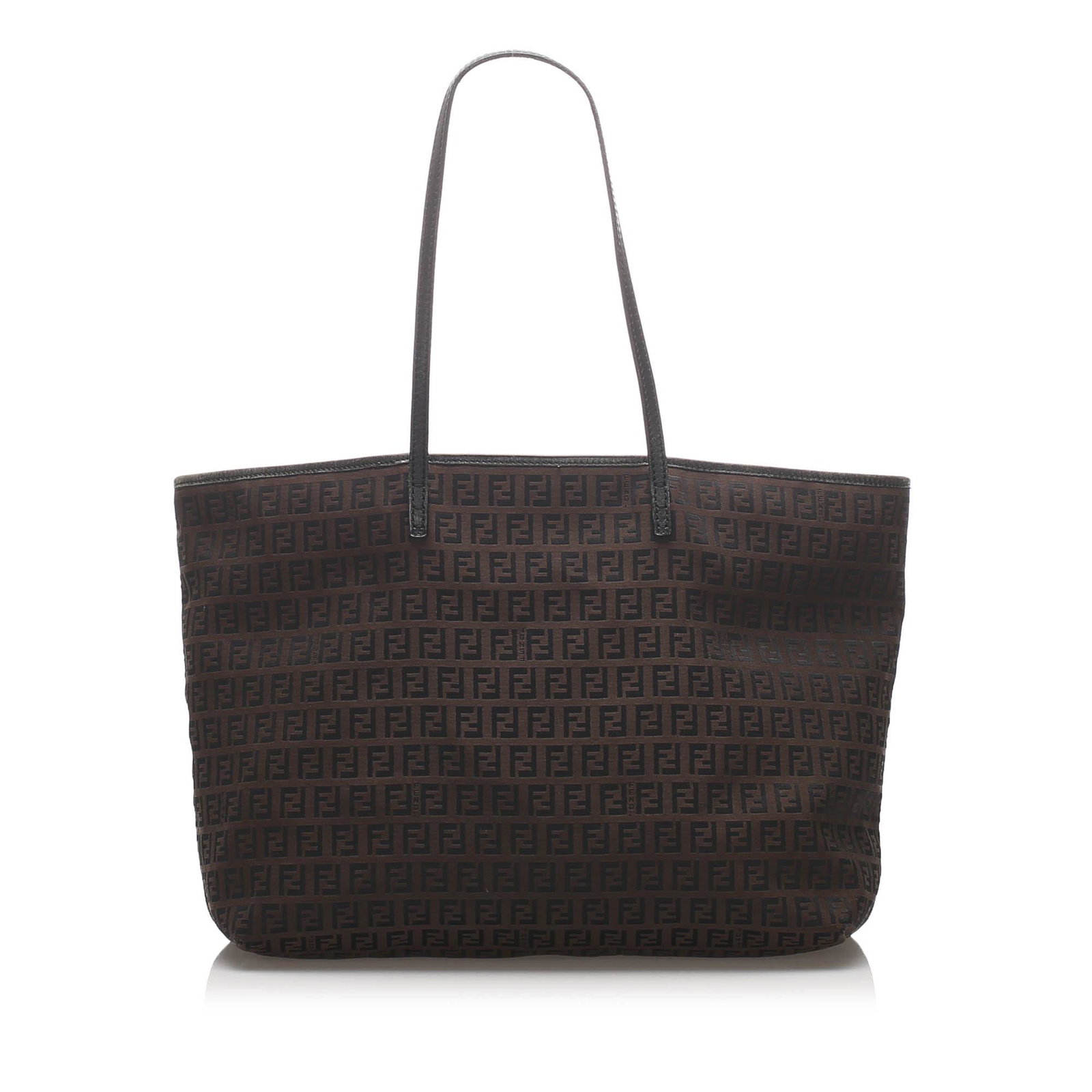 Authentic Fendi Zucchino Canvas Tote Bag: This tote features a canvas body, flat leather straps, open top with magnetic closure, and an interior slip pocket. Brand: Fendi Model: Zucchino Canvas Tote Bag Origin: Italy Category: Tote Bag Color: