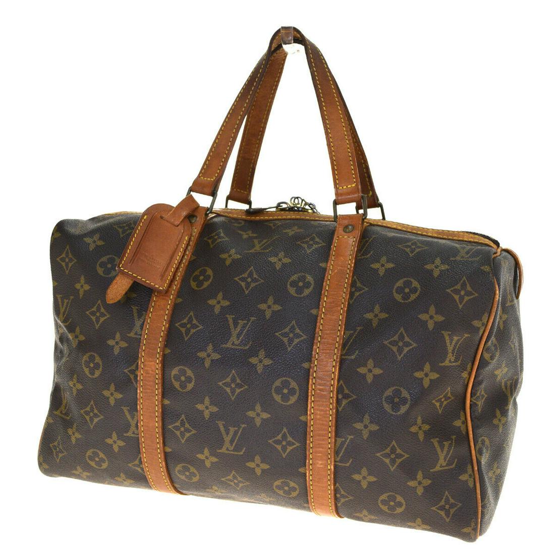 Authentic LOUIS VUITTON LEATHER Monogram Leather Hand: Brand: LOUIS VUITTON Material: Monogram leather Style: Hand Bag Color: Brown Size(inch): W 13.8 x H 8.7 x D 6.7 "(approx.) Country of Origin: France Come with: - All Bidhaus items come with a 100% mon