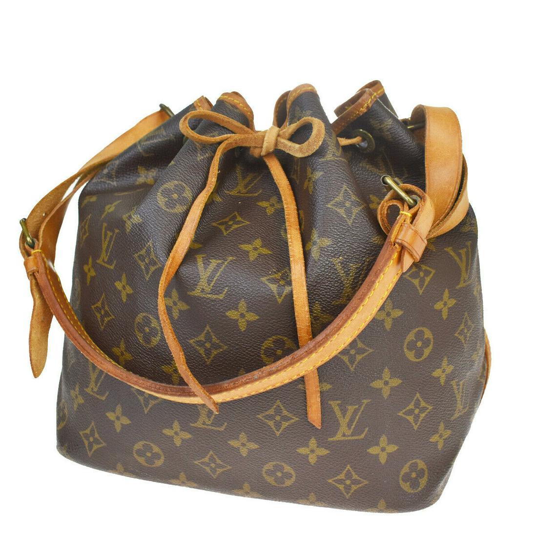 Authentic LOUIS VUITTON LEATHER BN Monogram Leather: Brand: LOUIS VUITTON Material: Monogram Leather Style: Shoulder Bag Color: Brown Size(inch): W 9.4 x H 10.2 x D 7.1 "(approx.) Country of Origin: France Come with: - All Bidhaus items come with a 100%