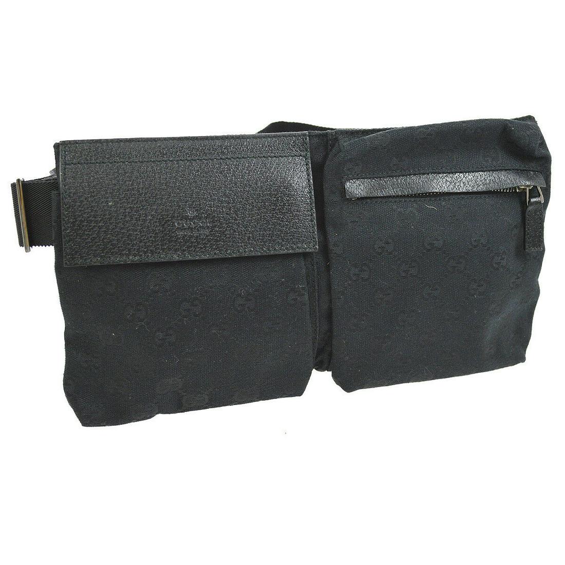 gucci canvas bum bag