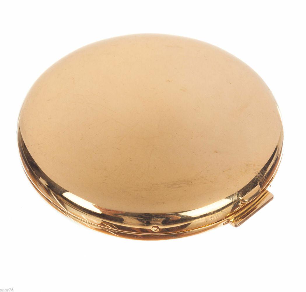 Authentic Judith Leiber Goldtone Compact Mirror: Beautiful Judith Leiber goldtone compact mirrorÃ¢€Â¦. Circa, 1980Ã¢€â„¢sÃ¢€Â¦. Compact has the diameter of 2 1/8Ã¢€Â and thickness of almost Ã‚½Ã¢&euro
