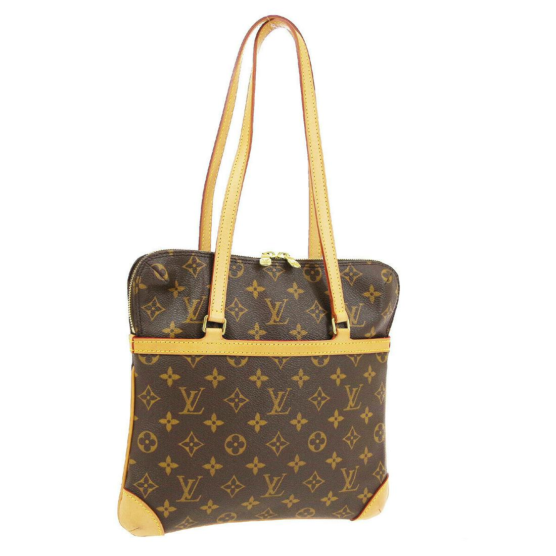 Authentic LOUIS VUITTON COUSSIN GM Monogram Canvas,: Brand: LOUIS VUITTON Material: Monogram Canvas, Leather Style: Shoulder Bag Color: Brown Size(inch): W11.0 x H10.2 x D2.0 " / Strap Drop: 9.4 Size(inch): W 11.0 x H 10.2 x D 2.0 "Strap Drop. 9.4 " Cou