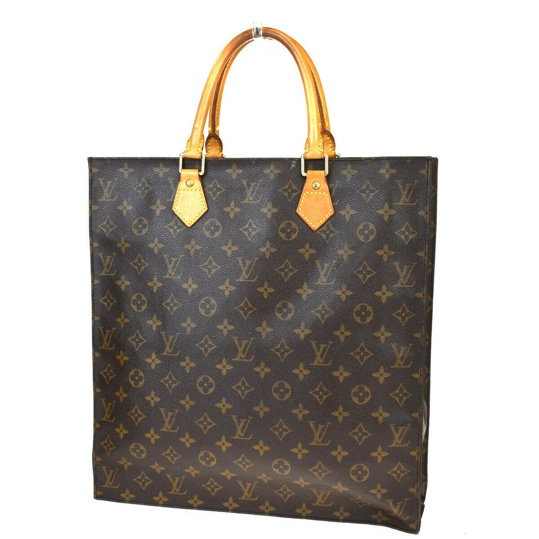 Authentic LOUIS VUITTON LEATHER Monogram Leather Hand: Brand: LOUIS VUITTON Material: Monogram Leather Style: Hand Bag Color: Brown Size(inch): W 13.8 x H 14.6 x D 3.5 "(approx.) Country of Origin: France Come with: - All Bidhaus items come with a 100% mo