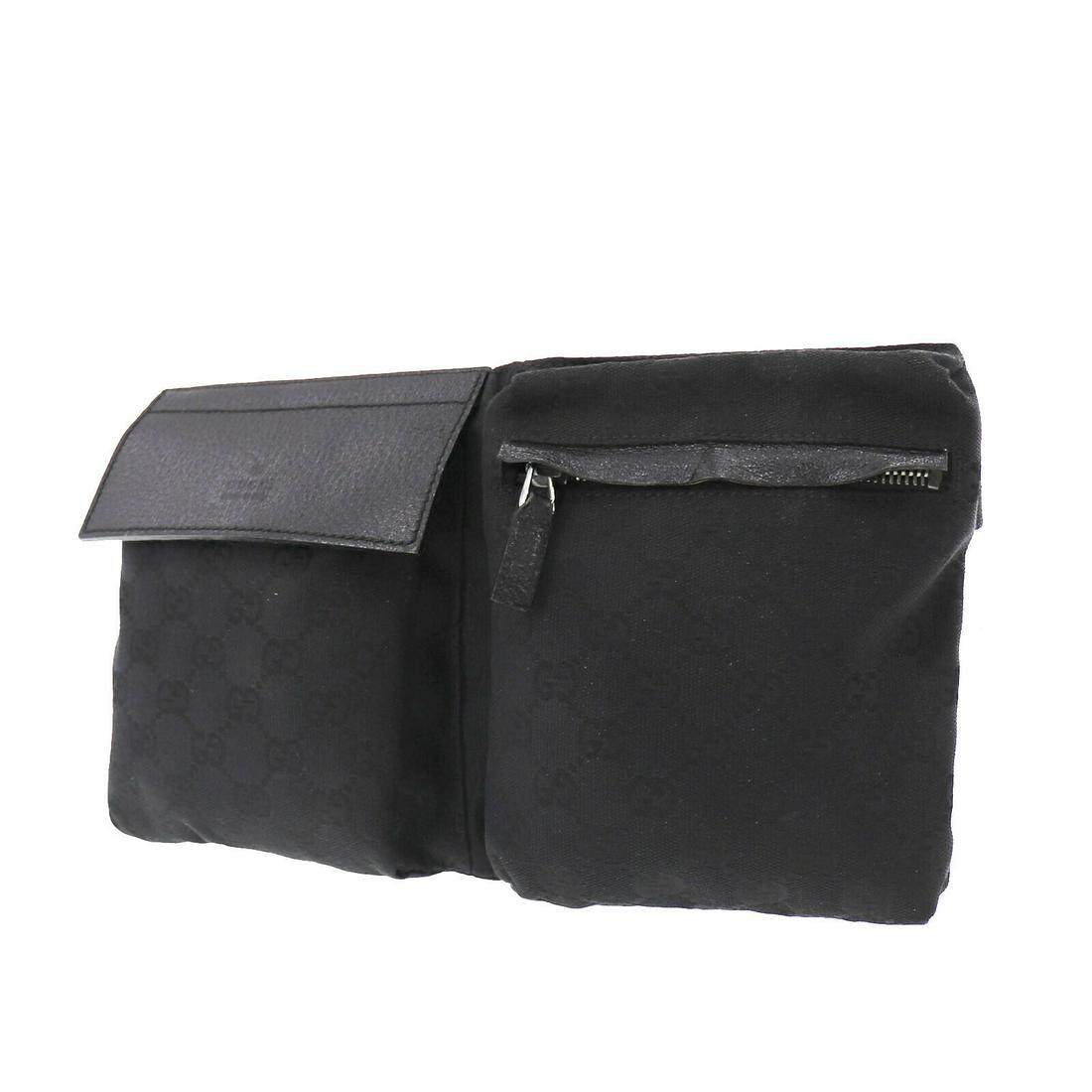 Authentic GUCCI VINTAGE Canvas Leather Funny Pack: Brand: GUCCI Material: Canvas Leather Style: Funny pack Color: Brown Size(Inch): H 6.2 x D 0.7x L11.0Belt: 20.8 - 34.6 Country of Origin: Italy Come with: - All Bidhaus items come with a 100% money-ba