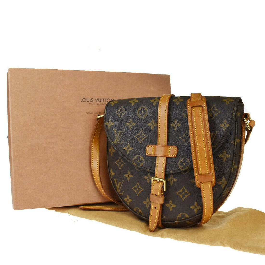 Authentic LOUIS VUITTON LEATHER BN Monogram, Leather: Brand: LOUIS VUITTON Material: Monogram, Leather Style: Shoulder Bag Color: Brown Size(inch): W 9.4 x H 8.3 x D 2.4 "(approx.) Country of Origin: France Come with: Box,Dust bag All Bidhaus items come 