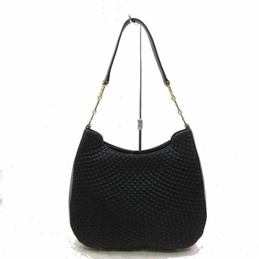 Authentic BALLY Leather Hand Bag: Brand: BALLY Material: Leather Style: Hand Bag Color: Black Size(inch): W11.8 inch(approx) /30 cm(approx) x H9.05 inch(approx) /23 cm(approx) x D2.36 inch(approx) /6 cm(approx) " All Bidhaus items com