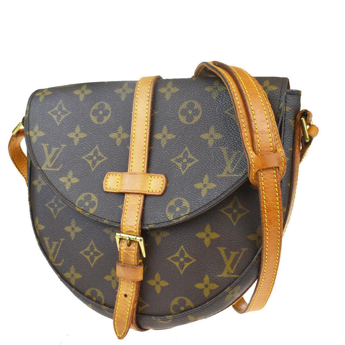 Authentic LOUIS VUITTON LEATHER BN Monogram, Leather: Brand: LOUIS VUITTON Material: Monogram, Leather Style: Shoulder Bag Color: Brown Size(inch): W 9.4 x H 8.3 x D 2.4 "(approx.) Country of Origin: France Come with: - All Bidhaus items come with a 100%