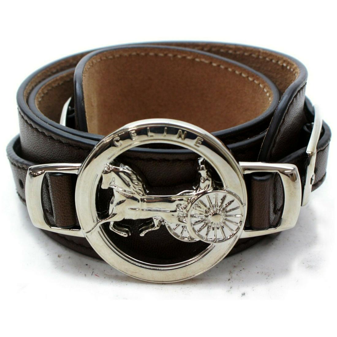 Authentic CELINE Leather Ladies: Brand: CELINE Material: Leather Style: Ladies Size: Width Max All Bidhaus items come with a 100% money-back authenticity guarantee. ALL SALES ARE FINAL. Please refer to images carefully for condition