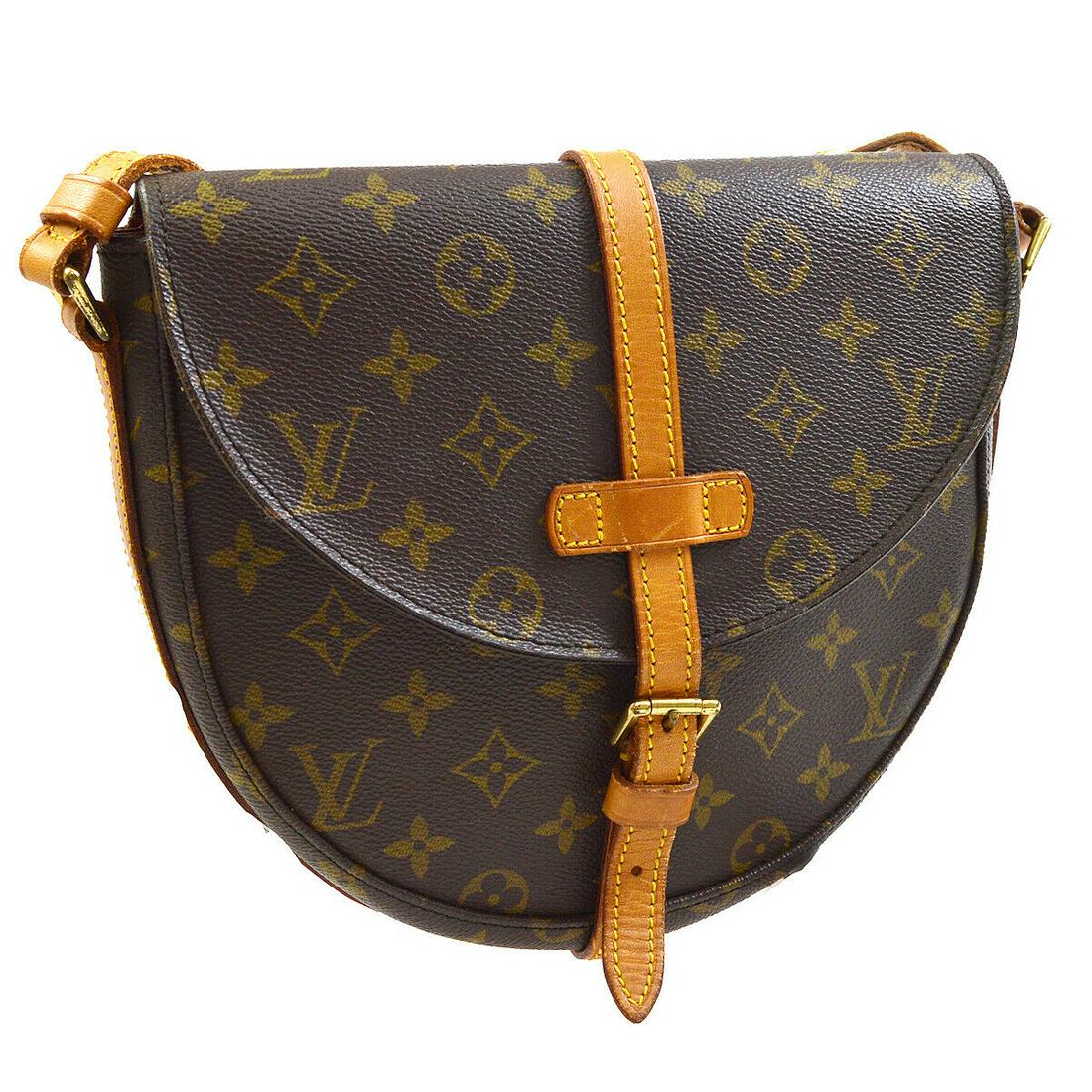 Authentic LOUIS VUITTON Monogram Canvas, Leather: Brand: LOUIS VUITTON Material: Monogram Canvas, Leather Style: Shoulder Bag Color: Brown Size(inch): W8.7 x H8.3 x D2.4 " Size(inch): W 8.7 x H 8.3 x D 2.4 "Strap Drop. 15.7 - 19.3 " Country of Origin