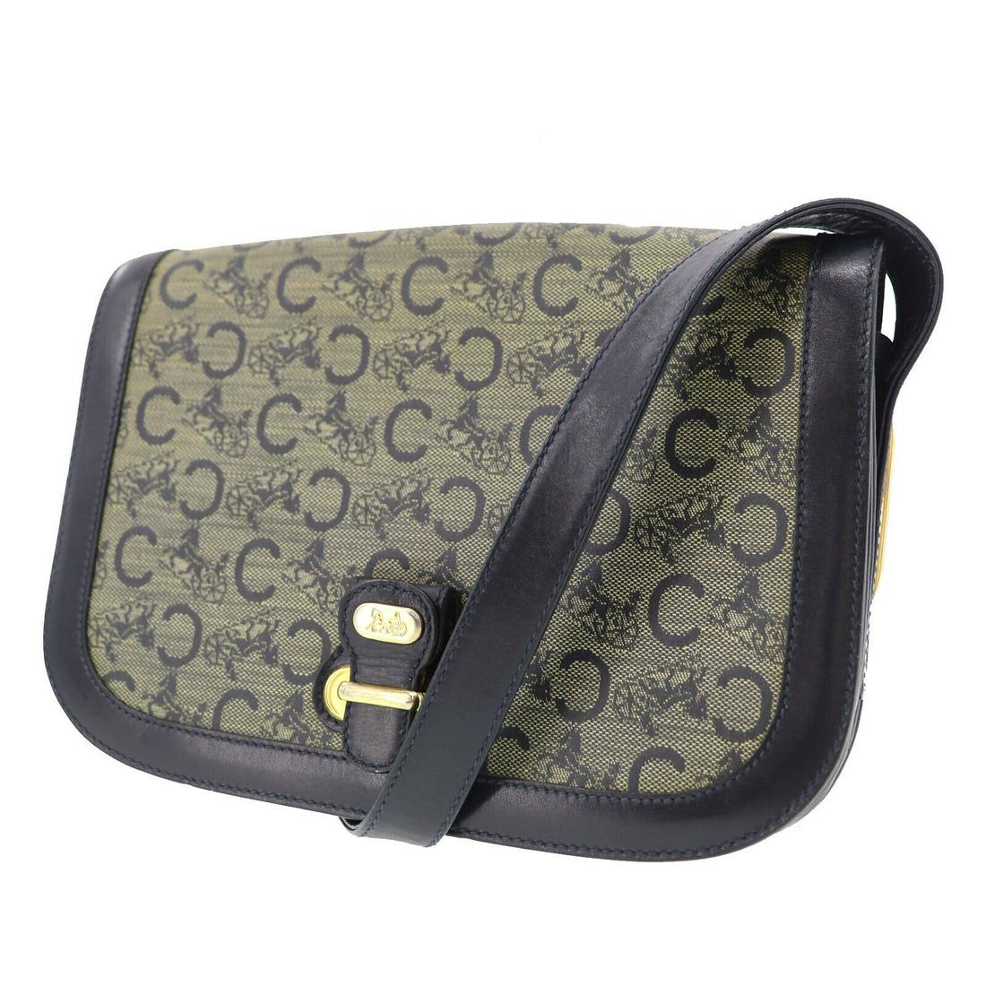 Authentic CELINE Vinyl Leather Shoulder Bag: Brand: CELINE Material: Vinyl Leather Style: Shoulder Bag Color: Navy Size(Inch): H 6.1 x D 1.7 x L 8.8Shoulder : 40.1 - 44.0 Country of Origin: Italy Come with: - All Bidhaus items come with a 100% m