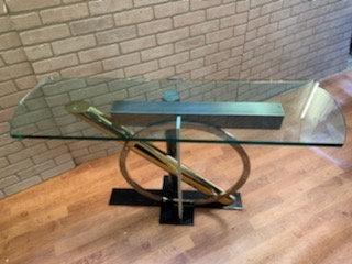 Mid Century Modern Kaizo Oto for Design Institute: Mid Century Modern Kaizo Oto for Design Institute America Console Table Contemporary Modern Design at its Absolute Finest Circa 1980 H 27” W 48” D 15” Great vintage condition See Ter