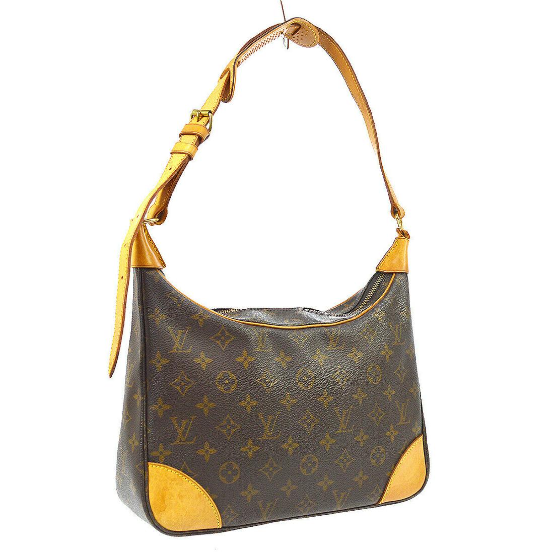 Authentic LOUIS VUITTON Monogram: Brand: LOUIS VUITTON Model: Monogram Country of Origin: France Material: Leather Color: Browns Size (Inch): W 11.8 x H 7.5 x D 3.5 " Strap Drop. 12.2 - 14.6 " Size (CM): W 30.0 x H 19.0 x D 9.0 cm Str