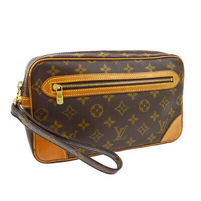 Authentic LOUIS VUITTON Monogram: Brand: LOUIS VUITTON Model: Monogram Country of Origin: France Material: Leather Color: Brown Size (Inch): W 10.2 x H 5.9 x D 1.6 " Size (CM): W 26.0 x H 15.0 x D 4.0 cm All Bidhaus items come with a 