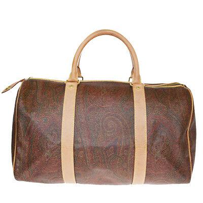 Authentic ETRO Handbag: Brand: ETRO Model: Handbag Country of Origin: Italy Material: PVC Color: Bordeaux Size: 24Cm X 39Cm X 21Cm / 9.44 X 15.35 X 8.26 Handle Length 11Cm / 4.33 All Bidhaus items come with a 100 % m