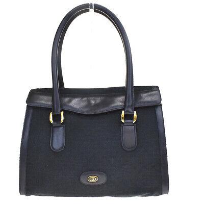 Authentic GUCCI Shoulder Bag: Brand: GUCCI Model: Shoulder Bag Country of Origin: Italy Material: Canvas Color: Black Size (Inch): W12.6X H9.4X D3.9" Size (CM): W32X H24X D10Cm All Bidhaus items come with a 100 % money-back authen