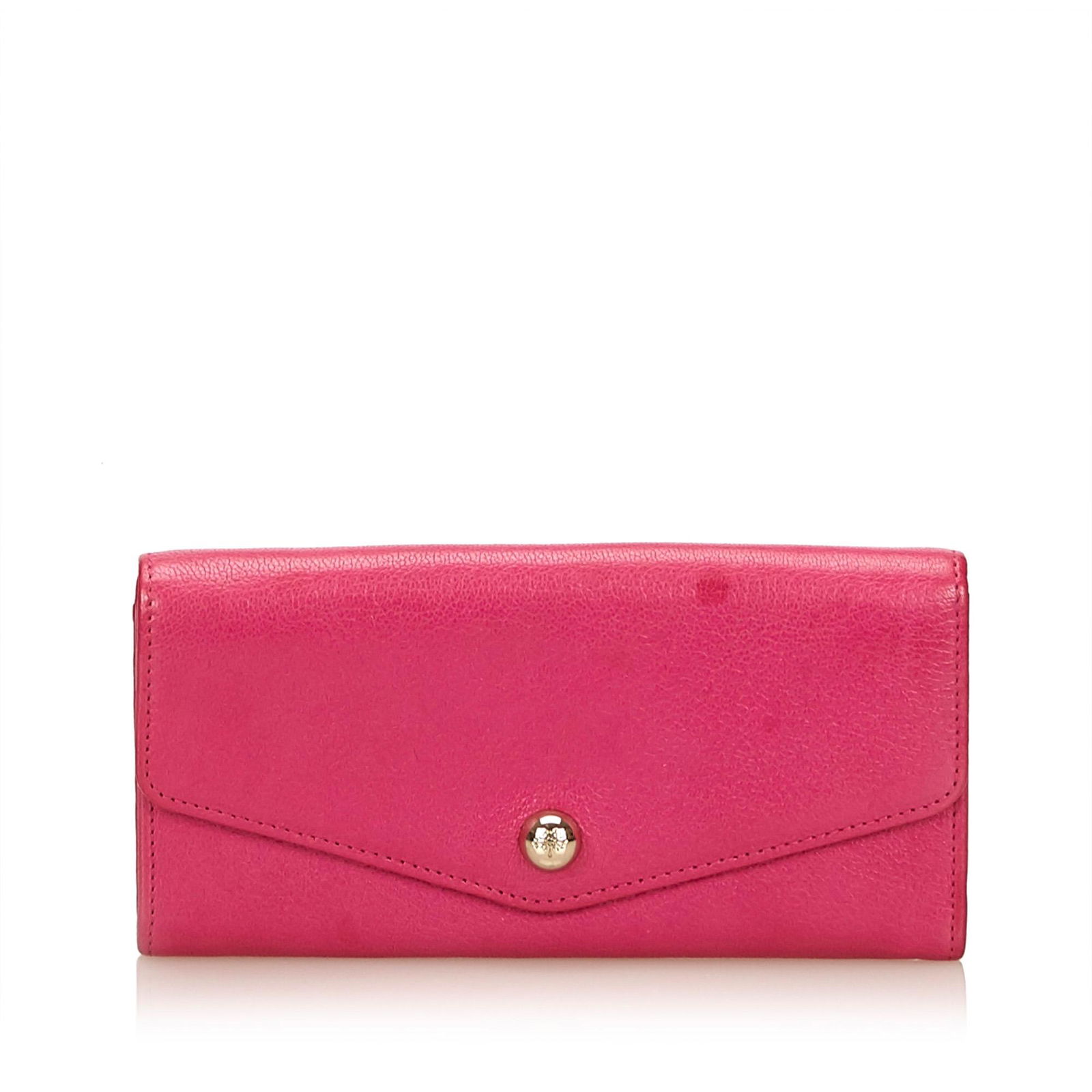 Authentic Mulberry Leather Long Wallet: This long wallet features a leather body, frontb flap with clasp closure, and interior zip pocket and slip pockets.Brand: Mulberry Model: Leather Long Wallet Origin: CHINA Category: Long Wallets Color
