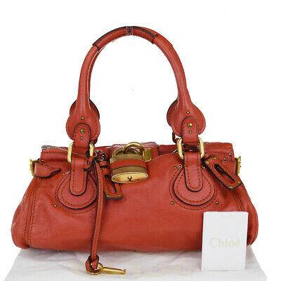 Authentic CHLOE Shoulder Bag: Brand: CHLOE Model: Shoulder Bag Country of Origin: Italy Material: Leather Color: Red Size (Inch): W14.6X H7.1X D8.3" Size (CM): W37X H18X D21Cm All Bidhaus items come with a 100 % money-back authent