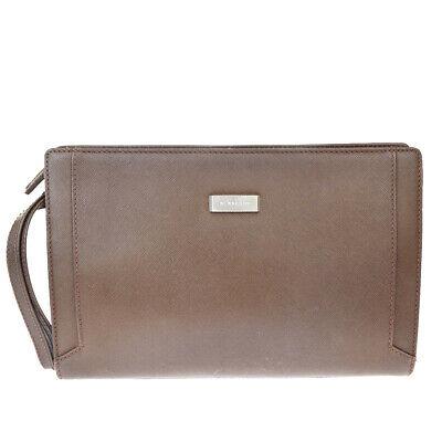 Authentic BURBERRY Clutch Bag: Brand: BURBERRY Model: Clutch Bag Country of Origin: Unknown Material: Leather Color: Brown Size: 17Cm X 27Cm X 5.5Cm / 6.69 X 10.62 X 2.16 Handle Drop 16Cm / 6.29 All Bidhaus items come with