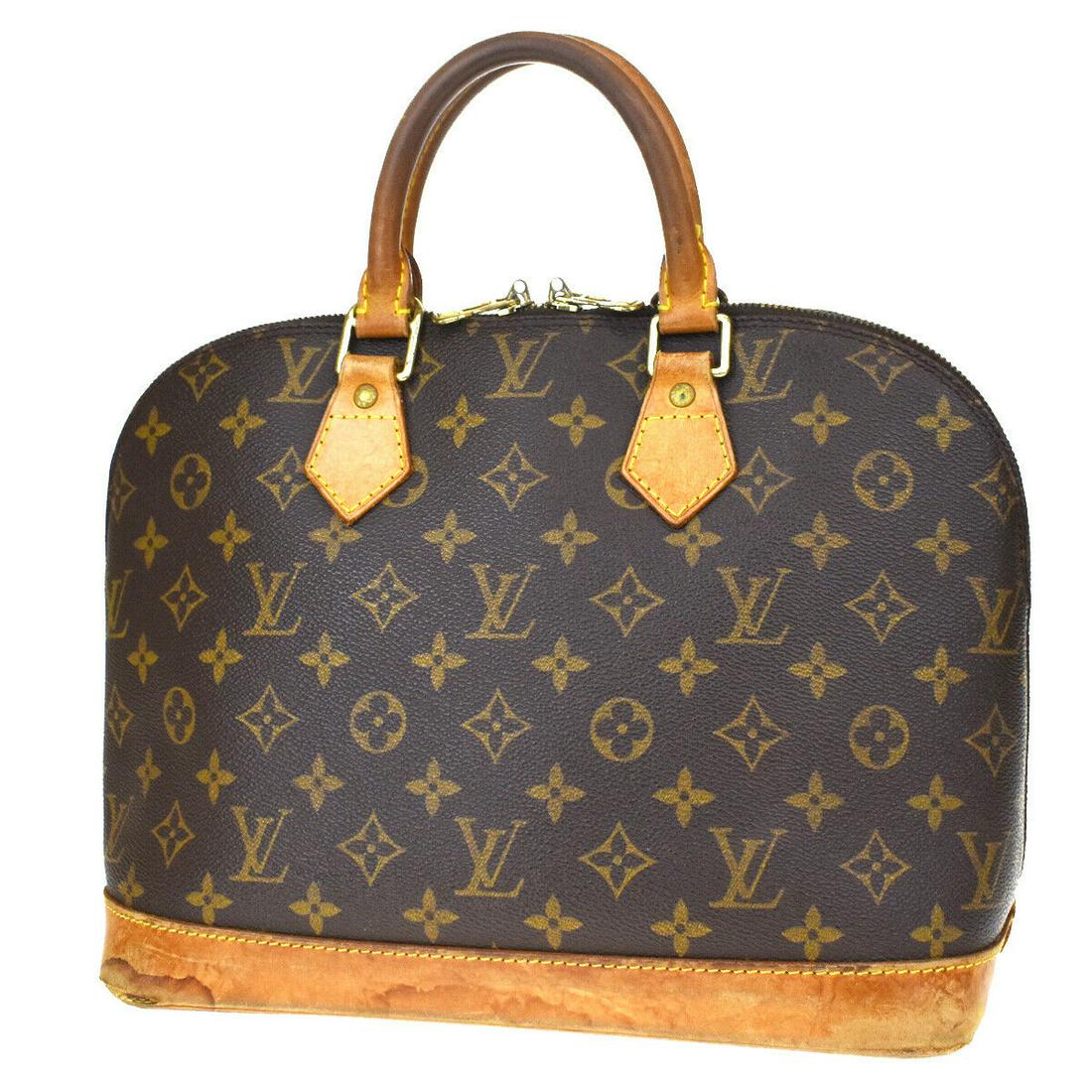 Authentic LOUIS VUITTON Hand Bag: Brand: LOUIS VUITTON Model: Hand Bag Country of Origin: Material: Monogram Canvas Leather Color: Brown Size (Inch): W 11.8 X H 9.1 X D 6.1 " Size (CM): W 30 X H 23 X D 15.5 Cm All Bidhaus items come w