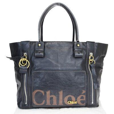 Authentic CHLOE Handbag: Brand: CHLOE Model: Handbag Country of Origin: Romania Material: Leather Color: Black Size: 30Cm X 35Cm X 19Cm / 11.81 X 13.77 X 7.48 Handle Drop 18Cm / 7.08 All Bidhaus items come with a 100